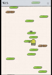 Doodle Jump un des premier Hyper-Casual Games sur mobile