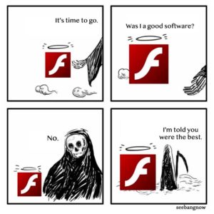 flash est mort