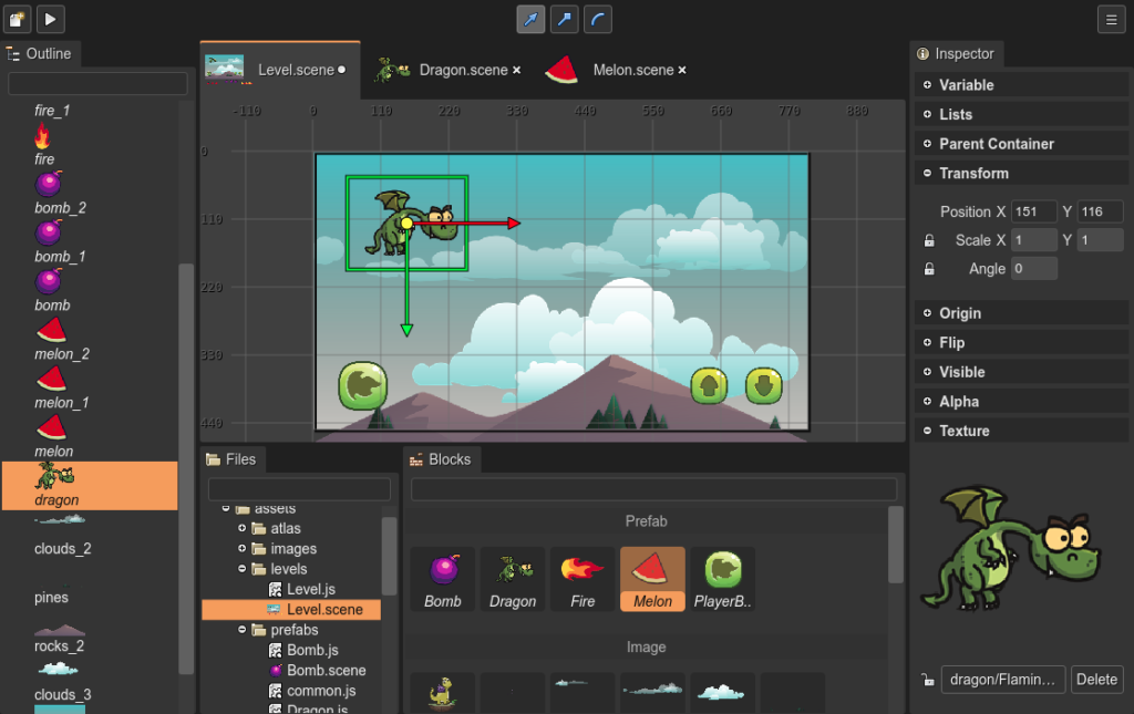 phaser editor 2d